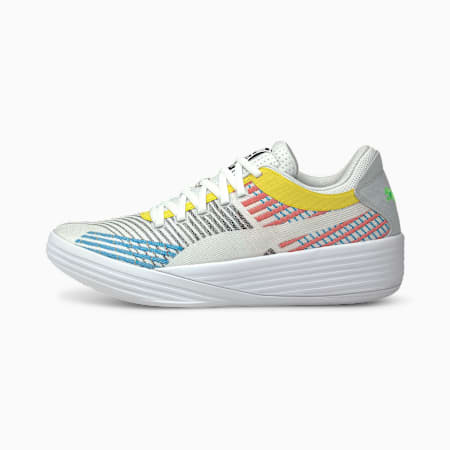 puma clyde white basketball